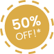 50% off